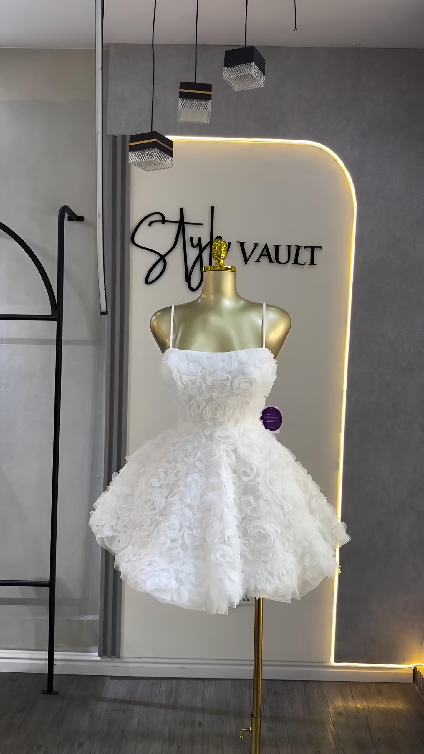 White birthdays dress